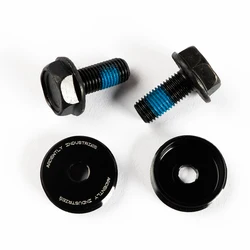 ARDENTLY Bicycle Connecting Rod Cover Aluminum Alloy Crank Dustproof Cap Fixed Gear Track Bike Dust Plug Hollow Chainwheel Cap