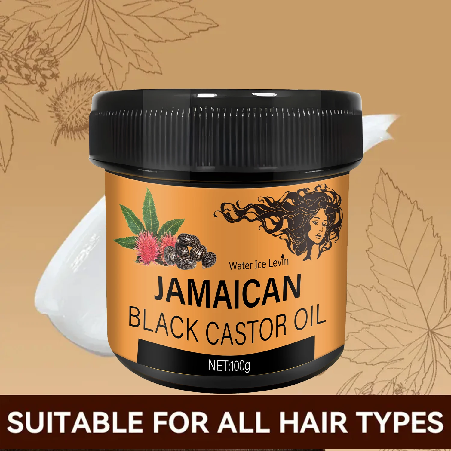 Jamaican Black Castor Hair Mask - Pure Cold-Pressed, Nourishes Scalp and Hair, Strengthens Hair Texture and Promotes Health, Suitable for Normal Hair Types, Unisex, Contains Castor Moisturizer view 5