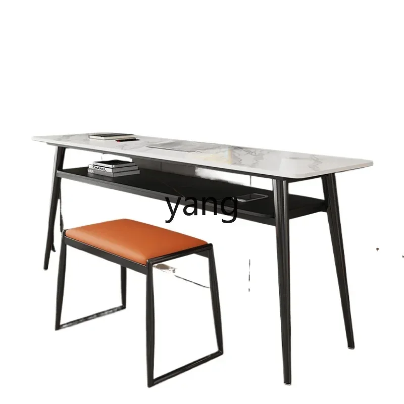 

XYY double rock slab desk double long narrow simple modern small apartment household computer desk