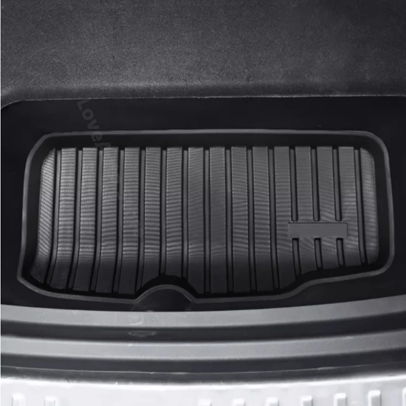 For Zeekr 001 2022 2023 Car Trunk Lower Storage Box Mat Tpe Mat Car Protective Kick Pad Accessories Cover