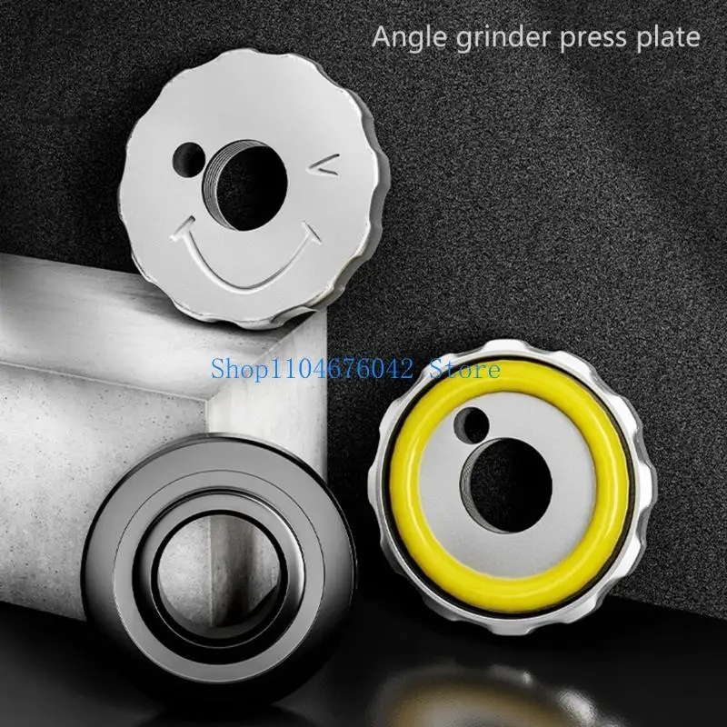 

5asd Angles Grinder Metal Pressure Plate Inner Outer Nut Set Tool, Adjustable Clamp for Enhancing Work Efficiency and Safety