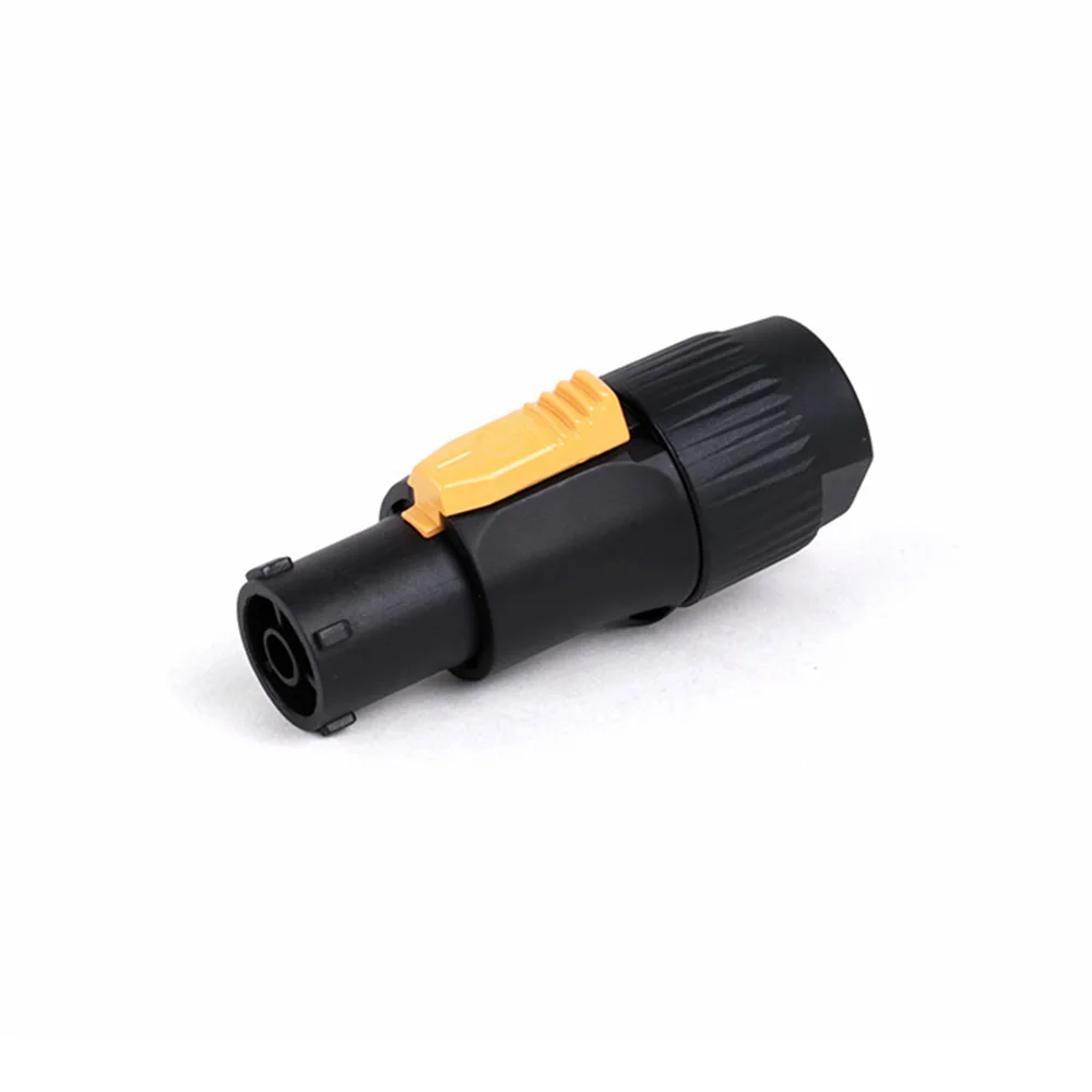 1pc Wasserdicht IP65 PowerCON Stecker Stecker Jack NAC3FX-W NAC3MX-W PA66 Material IP65 Grade Wasserdicht Schwarz/Orange Farbe