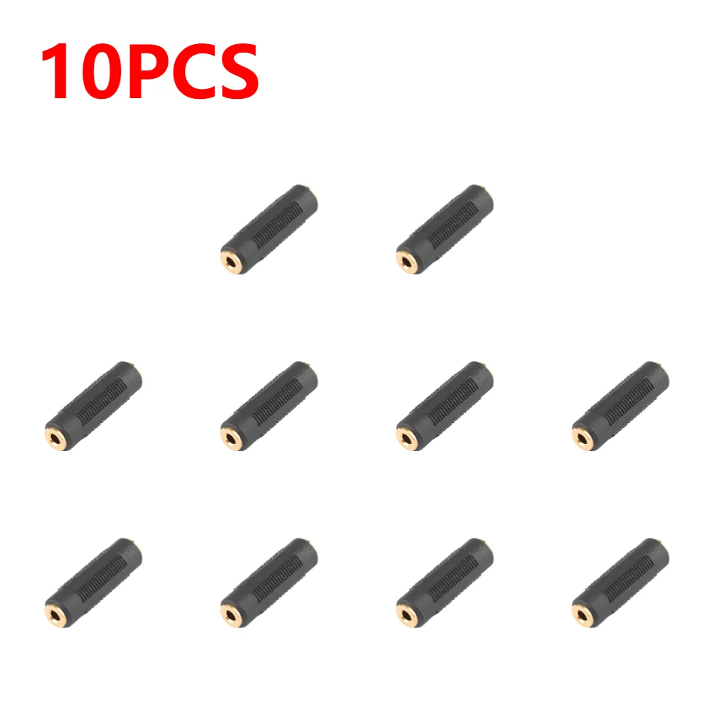 NONE 3,5 mm Buchse auf 3,5 mm Buchse Stereo-Stecker Koppler Adapter Audio-Verlängerungskabel für MP3 DVD Kopfhörer Auto 4
