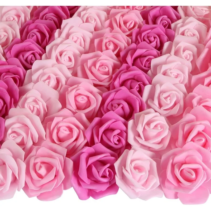 10/20Pcs Artificial Bulk Rose Flower PE Fake Flower for Home Room Dceor Party Halloween Mother's Day Christmas Wedding Decoratio