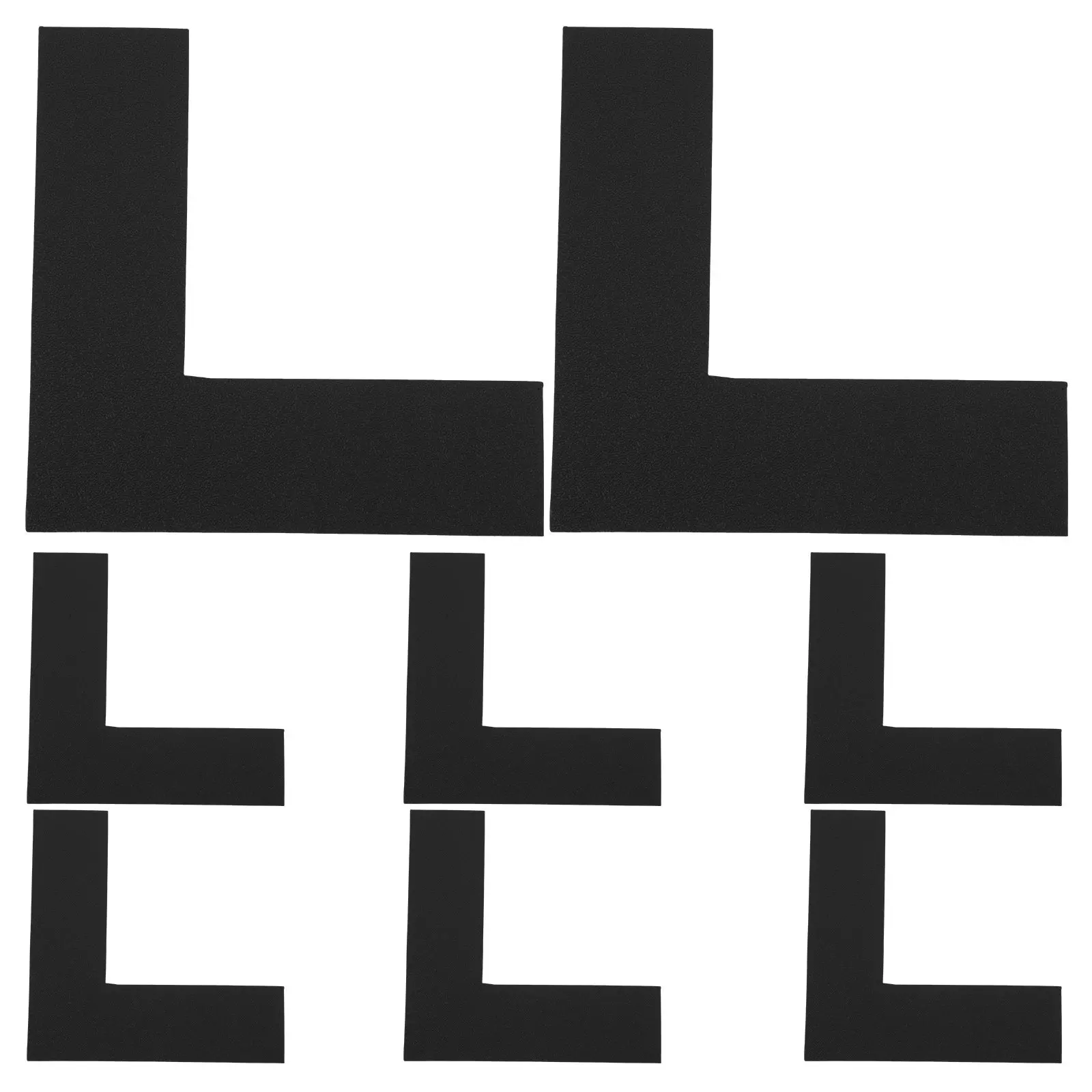 

8 шт. L-образных маркеров для бетонных полов, яркие цветные этикетки для системы идентификации склада