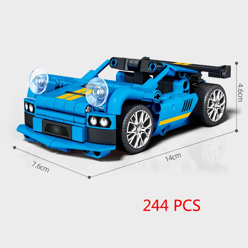 67 models City Racing Car Speed Champions Sports Building Blocks Bricks Classic Rally Super Racers F1 Great Vehicles kits toys