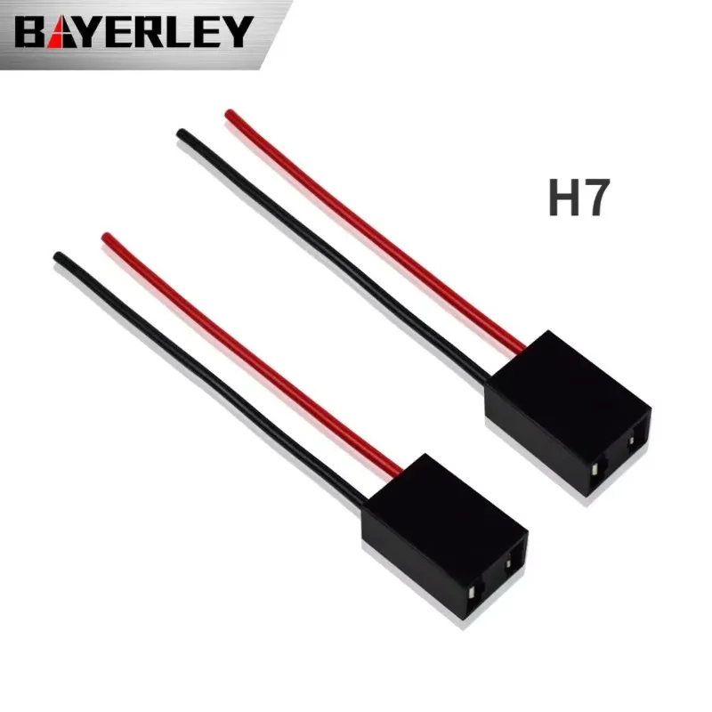 

Car Socket Wire 2PCs Led H7 Hid H7 Waterproof Hermaphrodite Connector Plug with Wire H7M Female Connector Wire Auto Accessoires