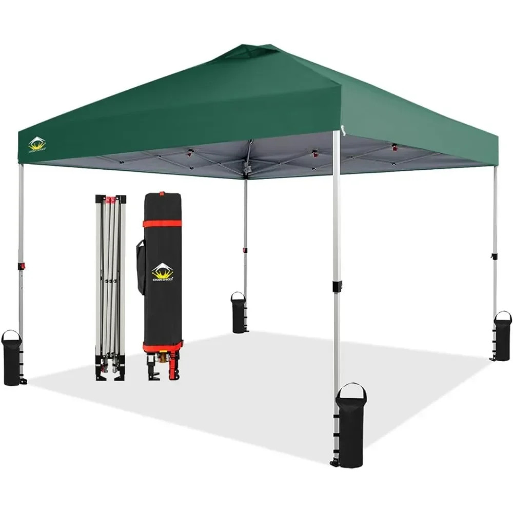 Tourist Tent 8 Stakes Camping Accessories Outdoor Waterproof Awning 10x10 Pop Up Canopy Outdoor Shade Mesh 4 Ropes