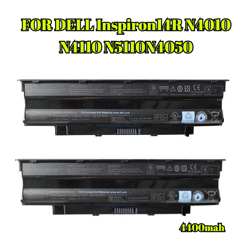 

Сменный аккумулятор для ноутбука DELL Inspiron 14R 15R 17R N4010 N4110 N5110 N4050 N5010 J1KND 11,1 В 5200 мАч литий-ионный