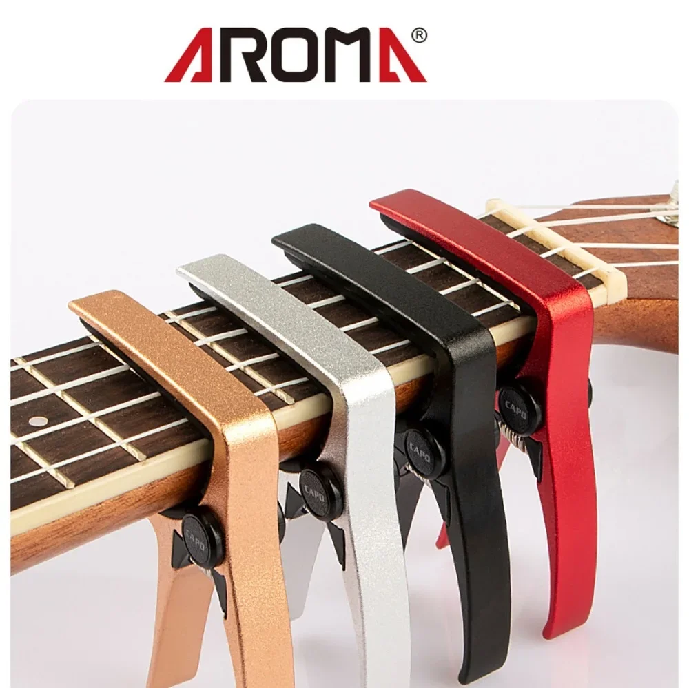 Aroma Ac-20U Ukulele Capo Zinc Alloy Material Capo Exclusive for Ukulele Multi-Function Capo