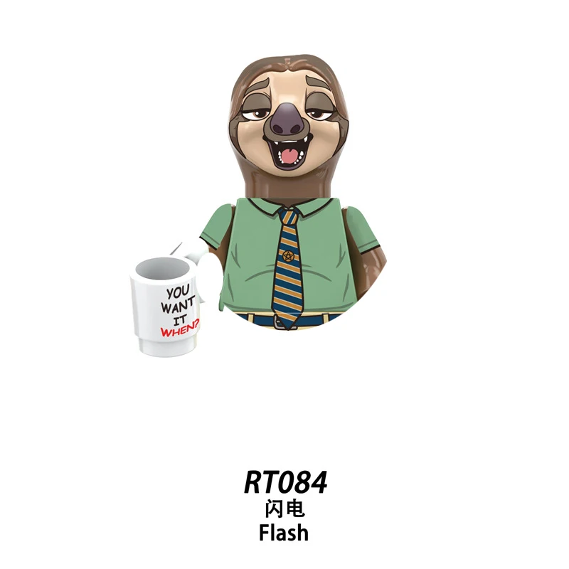 New Zootopia Bricks Snow Building Blocks Mini Action Figures Minifigures Collection DIY Educational Christmas Gifts For Children