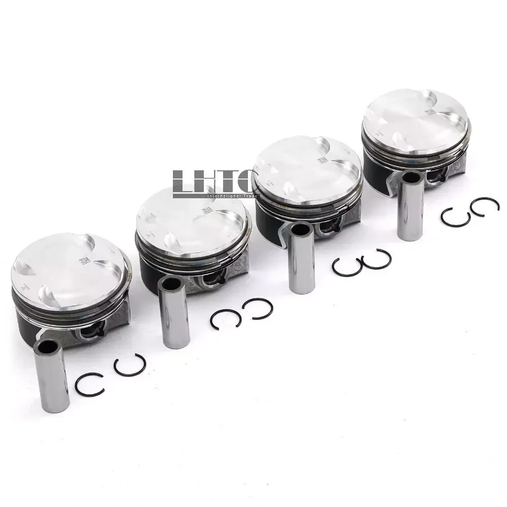 Pistons & Rings Set STD For Audi A3 VW Jetta Golf Beetle EA211 1.2 TSI CJZ CYV OE#04E107065DC/04E198151T