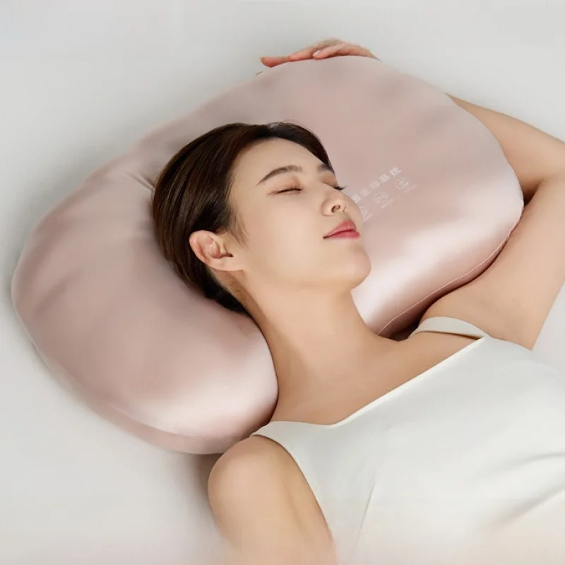 

New Shell Shape Zero Pressure Bio Based Memory Foam Pillow Orthopedic Neck Support Adult Pillow Core Comfort