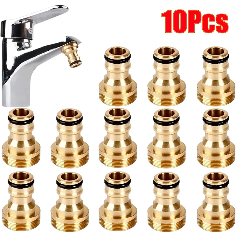 10/1PCS Universal Tap Kitchen Adapters Brass Faucet Tap Connector Mixer Hose Adaptor Basin Fitting Garden Watering Garden Tools