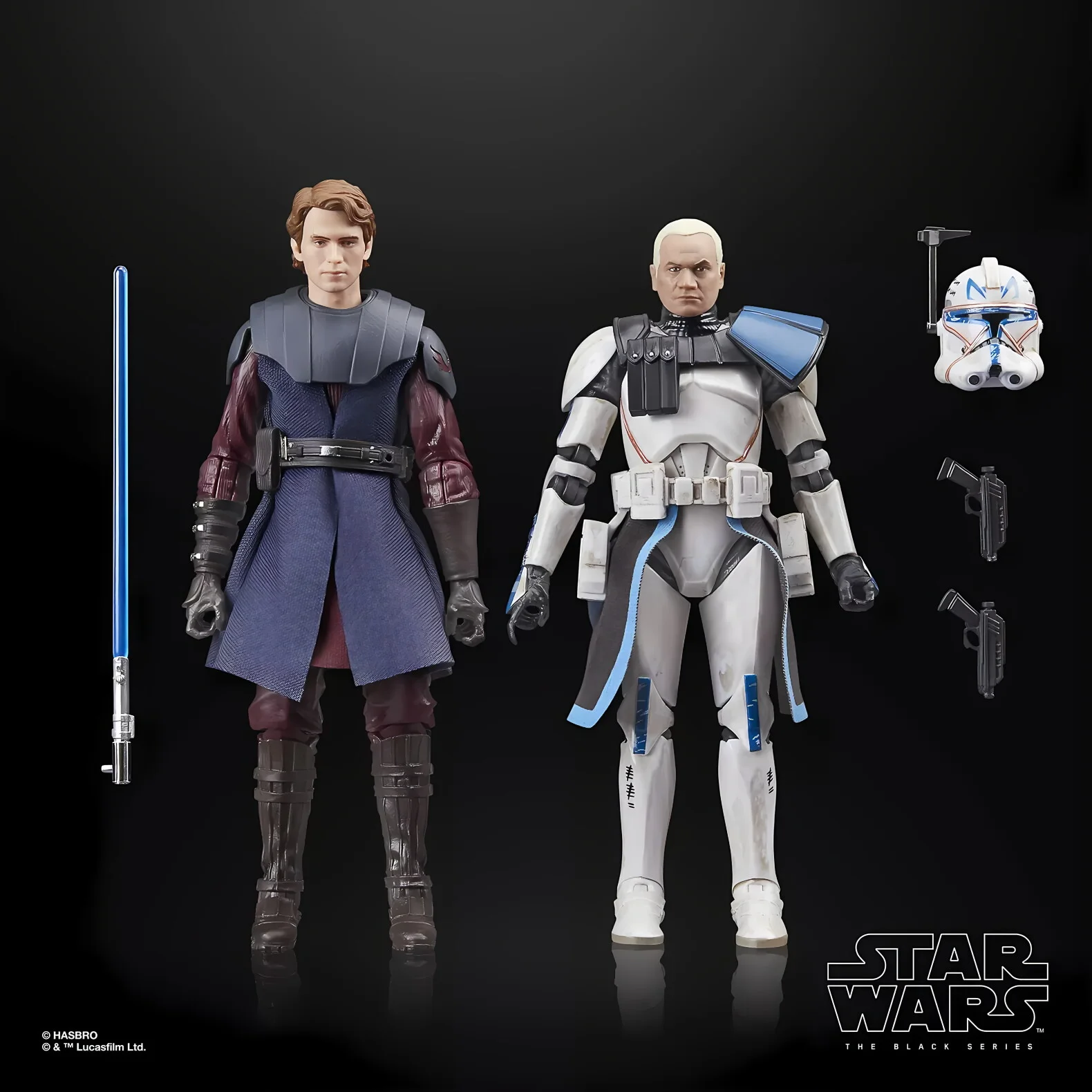 Voorverkoop De Black Series Star Wars Clones Of The Republic Anakin Skywalker & Clone Captain Rex Actiefiguren Set Verzamel Speelgoed Cadeau