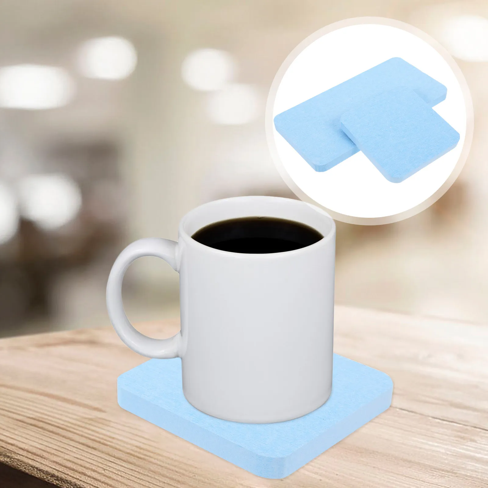 Diatomite Drink Coasters 4 Pack Absorbent Non Slip Table Protectors for Cups Soap Bottles Kitchen Bathroom