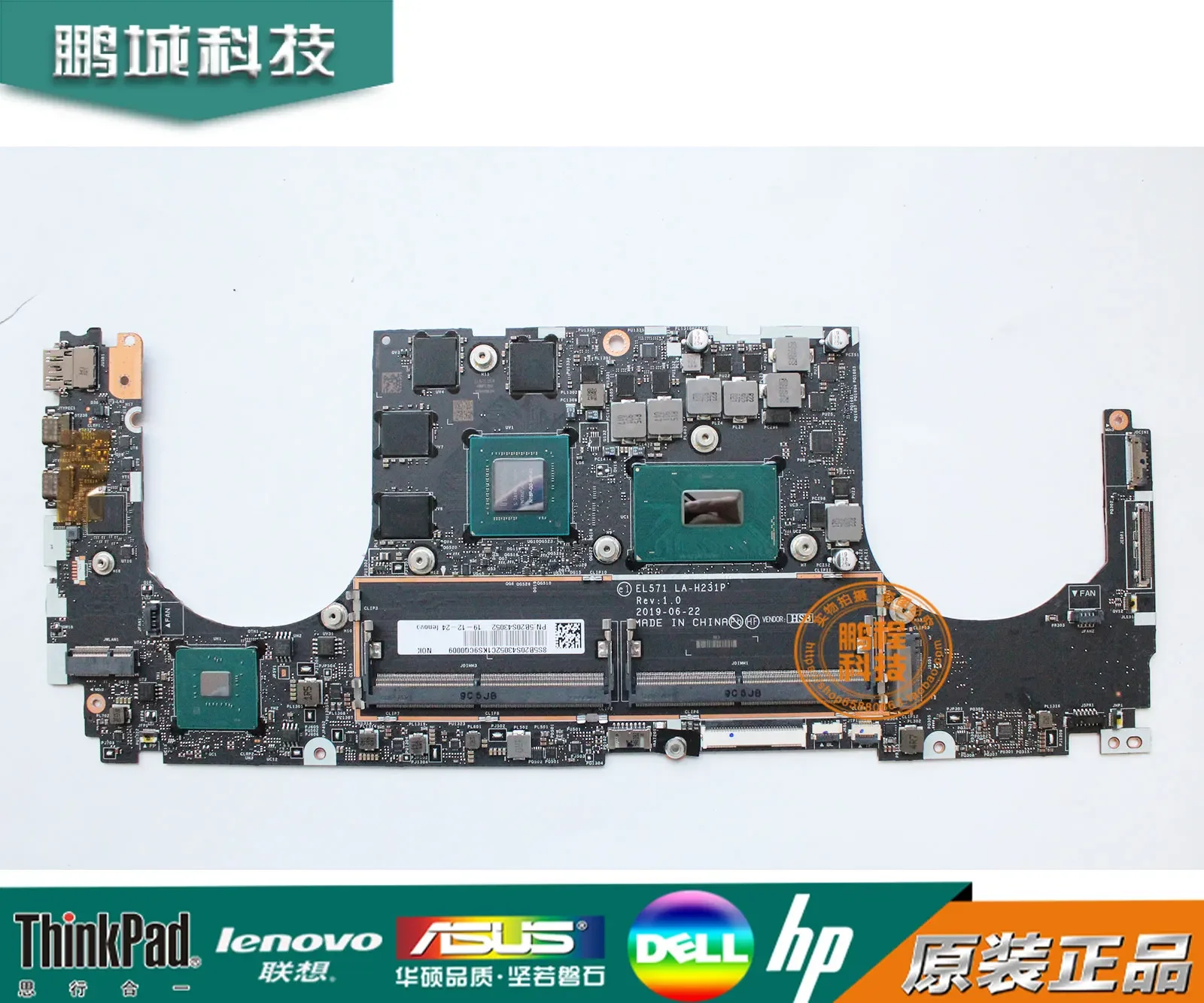 EL571 LA-H231P 5B20S43052 For Lenovo Yoga S740-15IRH Laptop Motherboard GTX 1650 4G SRF6U I7-9750H CPU