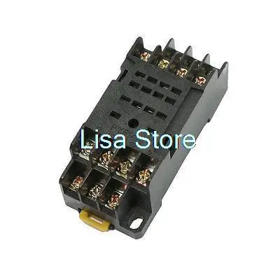 PYF14A Type 14 Pin Screw Terminal Power Relay Socket Base Holder for H3Y-4