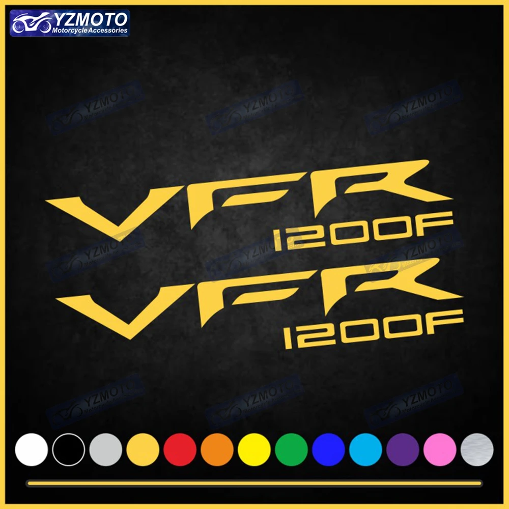 สติ๊กเกอร์ตกแต่งรถมอเตอร์ไซค์ Honda VFR1200F VFR 1200F สำหรับแข่งรถ ติดถังน้ำมัน ตัวถัง โลโก้ ชิ้นส่วนเครื่องยนต์ ชิลด์หน้า หมวกกันน็อค