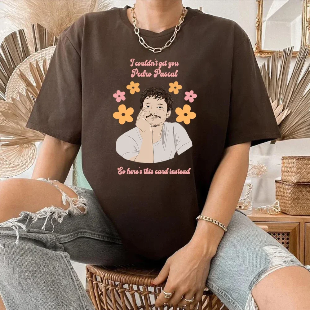 Y2k Vintage Pedro Pascal T Shirt Narco Pedro Pascal T-shirt Retro 90s Aesthetic Tee Kawaii Daddy Pedro Pascal Last of Us Shirt