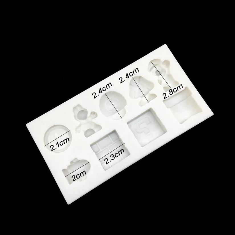 การ์ตูนซิลิโคนเค้กเบเกอรี่แม่พิมพ์ Sugarcraft ช็อกโกแลต Cupcake เรซิ่นเครื่องมือ Fondant ตกแต่งเครื่องมือ