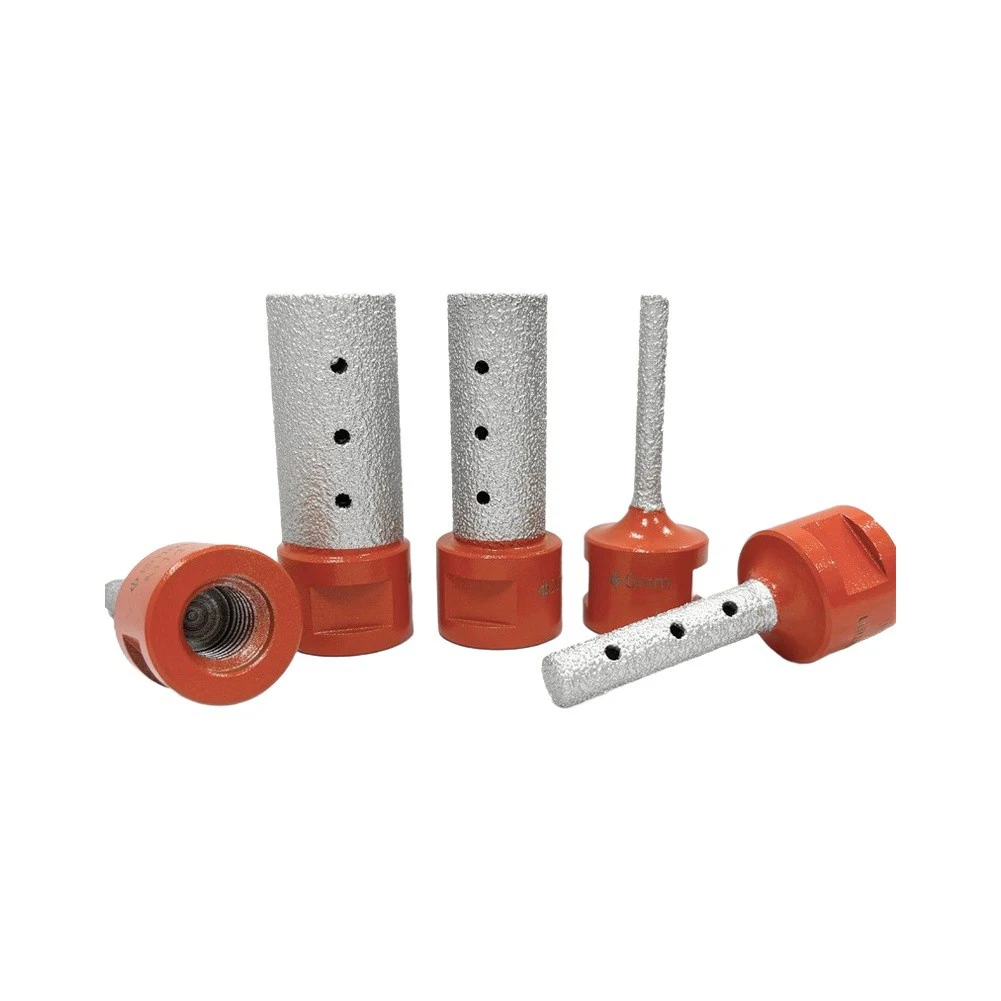 As The Picture Marble Trimming Reamer Angle Grinder Milling Bit Wear-resistant Brazed Emery Chip Removal Hole Design