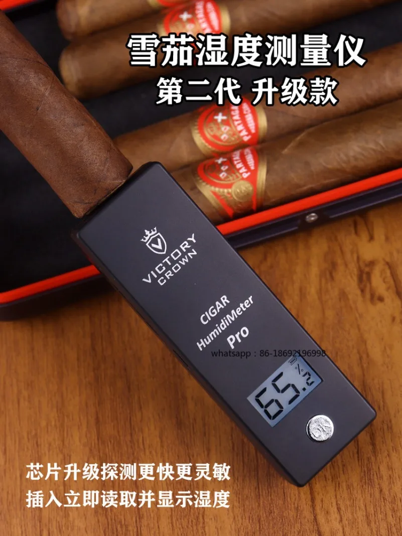 

Cigar Humidity Meter Cigar Hygrometer Detection Wet Cigar Internal Humidity Tool Hygrometer Probe