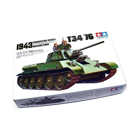 Tamiya model 35059 1/35 T34/76 1943 plastic model kit