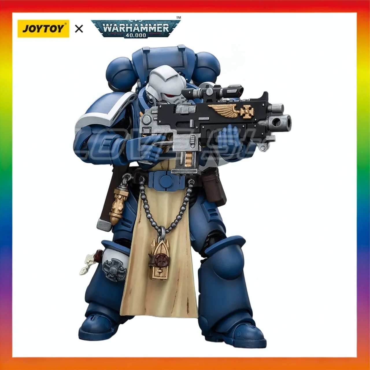 

JOYTOU Warhammer 40K Ultramarines Sternguard Veteran с болтовой винтовкой, модель экшн-фигурки 1/18