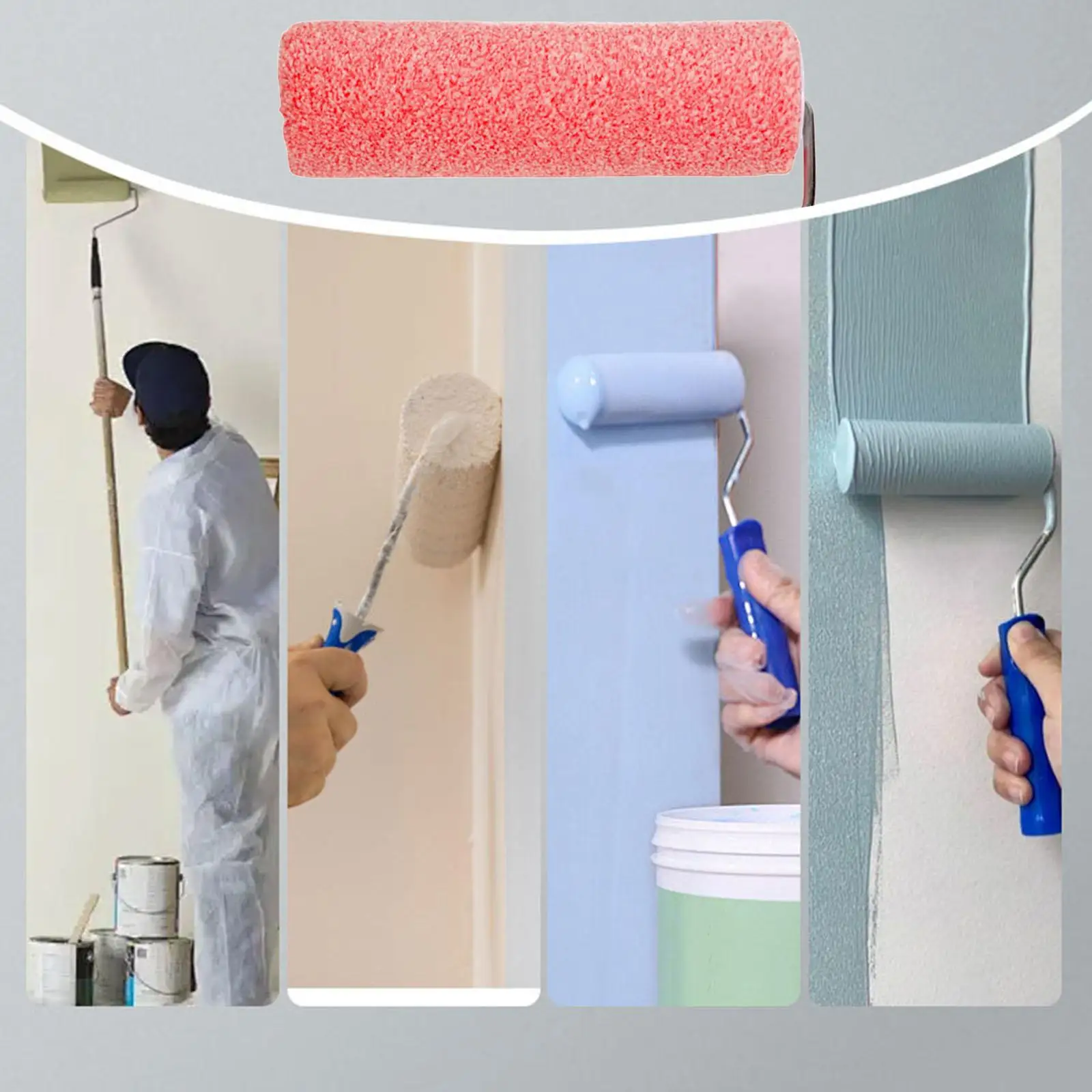 Wall Painting Texture Roller Art Pattern DIY Decorative Tool for Creating Eggshell Designs Interior Paint Kit