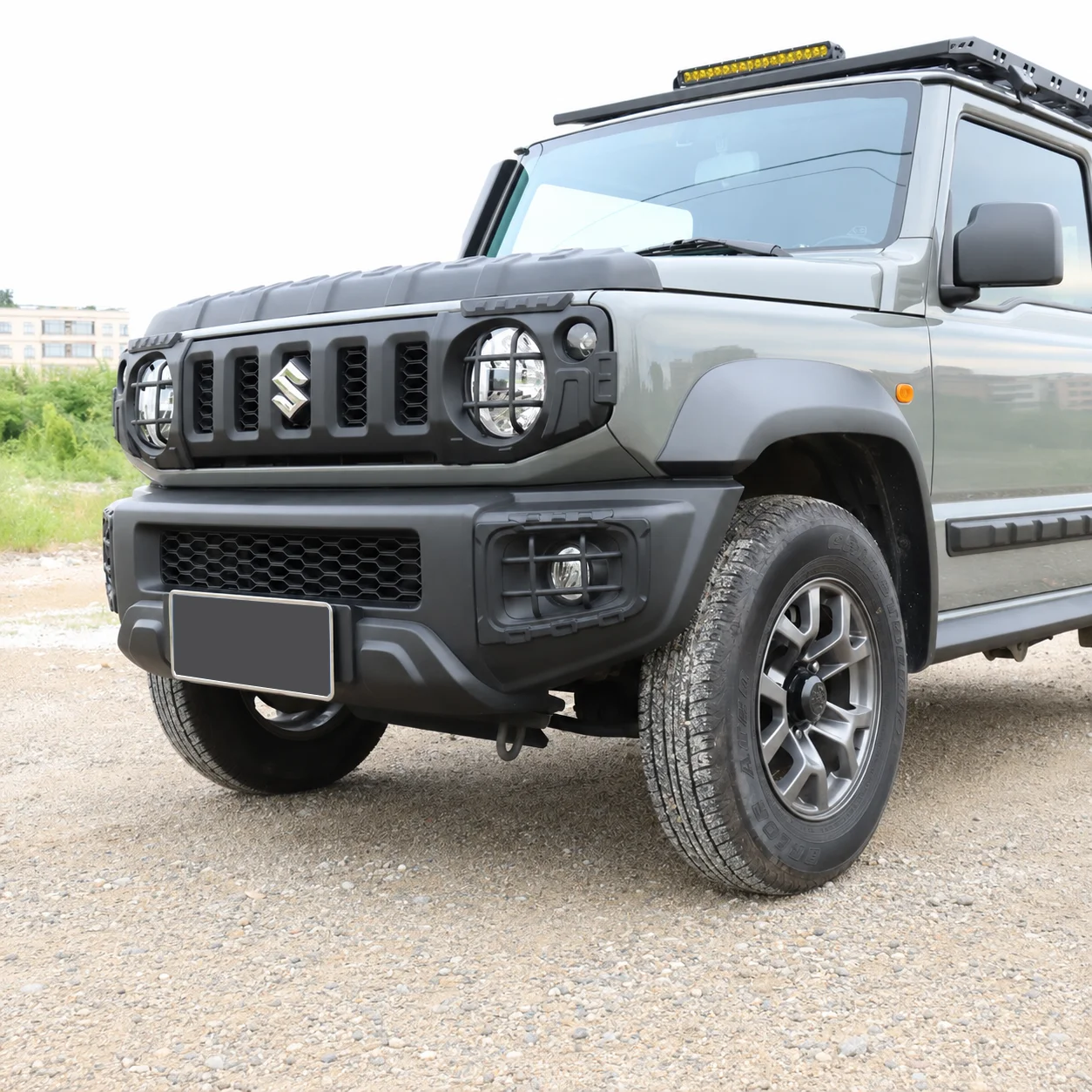For Suzuki Jimny JB64 JB74 2019-2024 3-Door Front Hood Stone Deflector Sand Block Protection Shield Car Guard Accessories