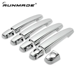 runmade Chrome 4 Door Handle Cover Covers for 02-06 Camry / 03-11 Corolla / 01-07 Highlander / 06-09 Prius / 01- 11 RAV4