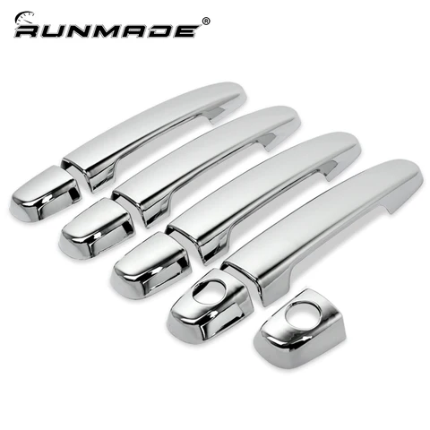 Хромированные чехлы на 4-дверные ручки Runmade для 02-06 Camry / 03-11 Corolla / 01-07 Highlander / 06-09 Prius / 01- 11 RAV4