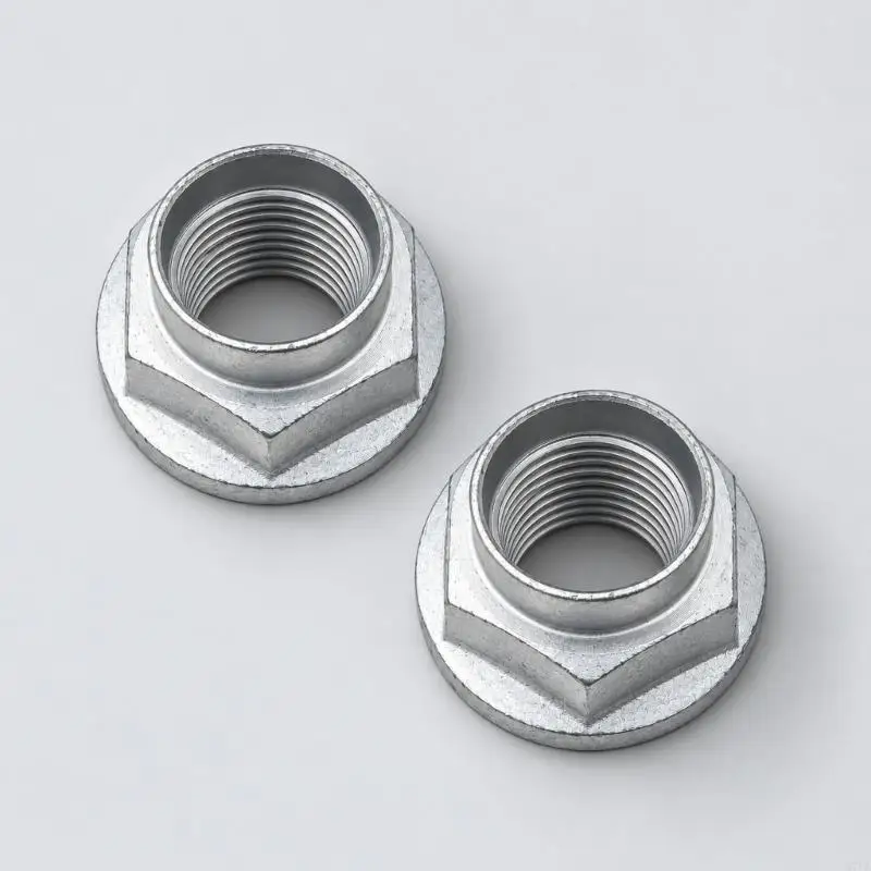 902170049 CV Axles Nut Set, 2 Replacement Fasteners with Internal Threads and Flanged Six-Sided Structure for Wheel-End D7YA