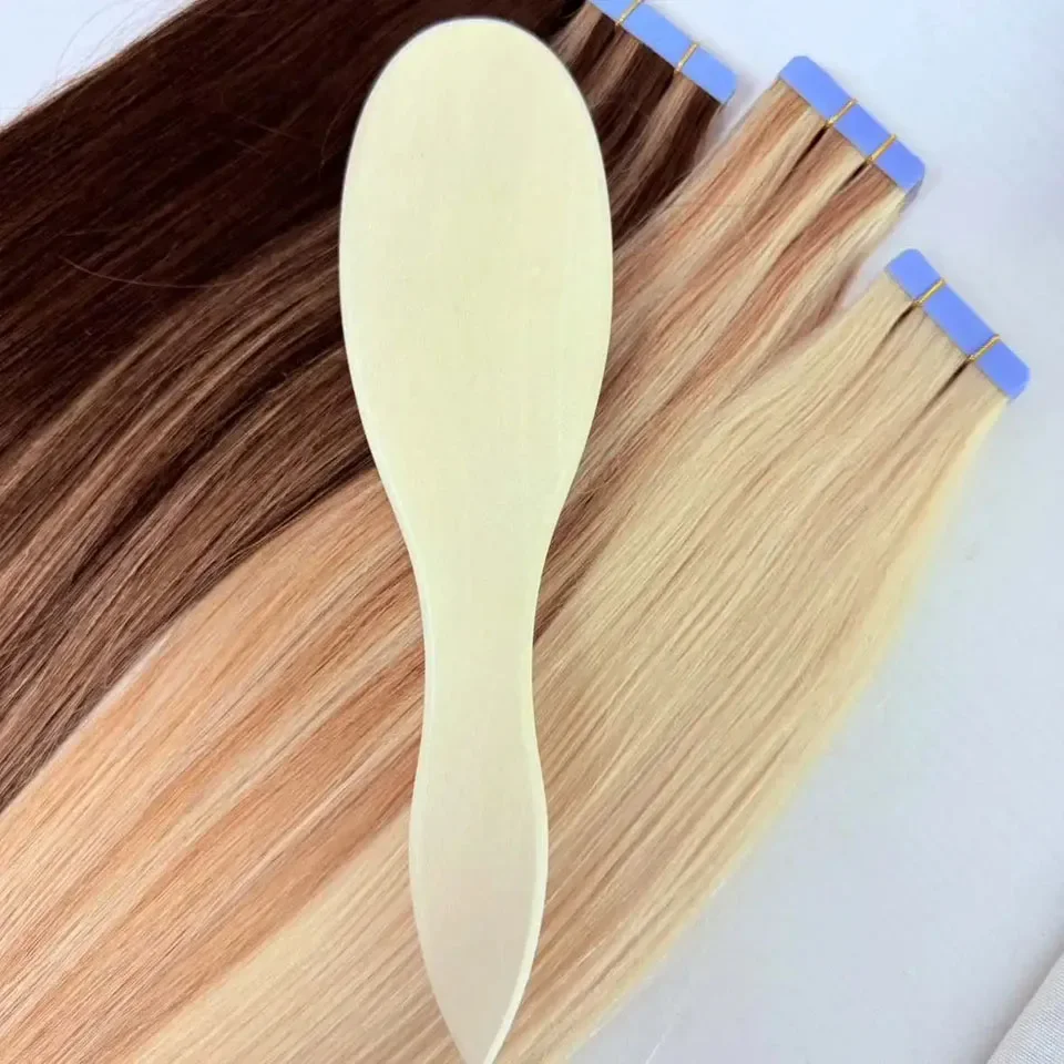 Pente ondulado de cabelo grande de aço, antiestático, portátil, preto, cabeleireiro, ferramenta de estilo de destaque,