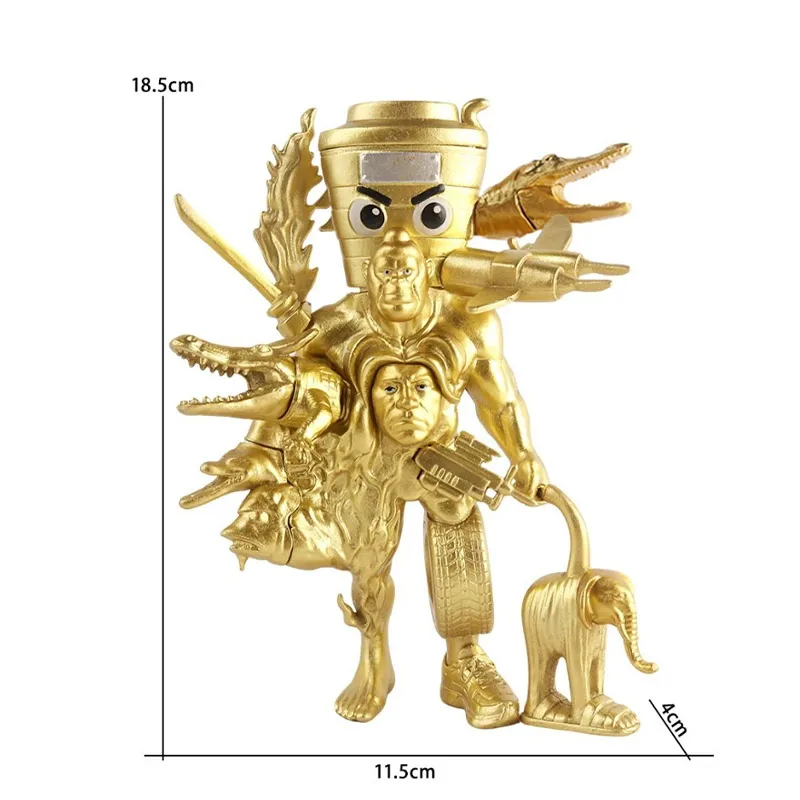 تونغ تونغ صحور الإيطالية Brainrot الوحش الانصهار الطبعة Tralalero Tralala أنيمي عمل الشكل الكرتون نموذج ديكور لعبة هدايا جديد #6