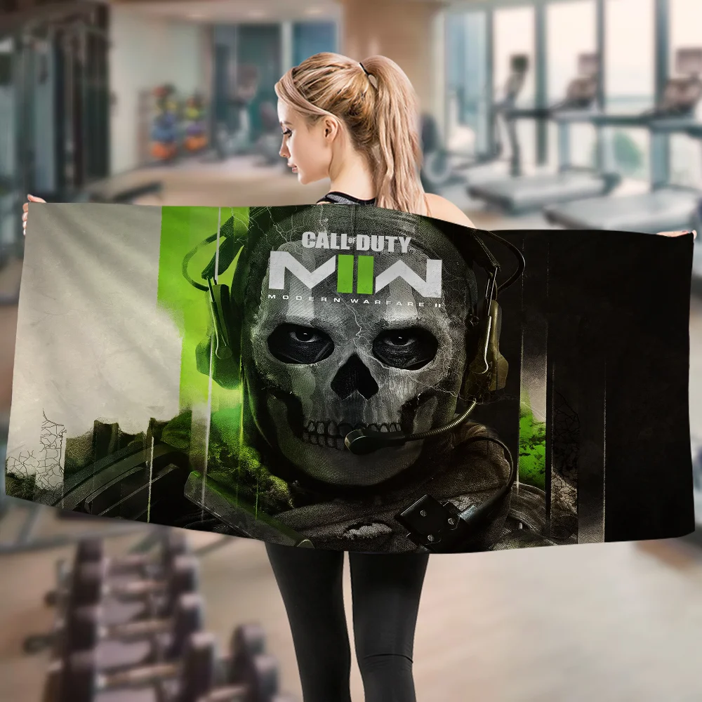 C-Call of D-Duty Game Towel Microfiber Beach Towel Absorbent Quick dry Soft Yoga Swimming Resort Mountain Climbing Towel