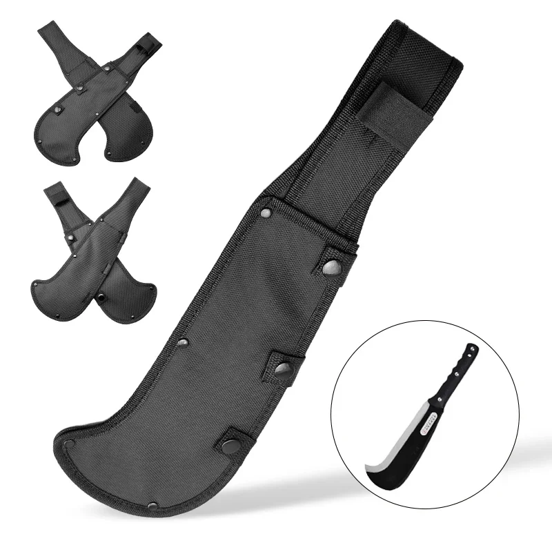 Oxford Cloth Sickle Sheath Agricultural Tool Scythe Mowing Knife Protective Cover Thickened Garden Tools Accessories 1pc