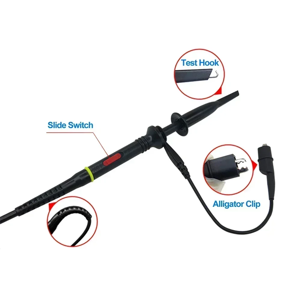 MCX Oscilloscope Probe Kit MCX-B For Portable Oscilloscope With Probe Clip Marking Ring Protective Cap Probe Hook