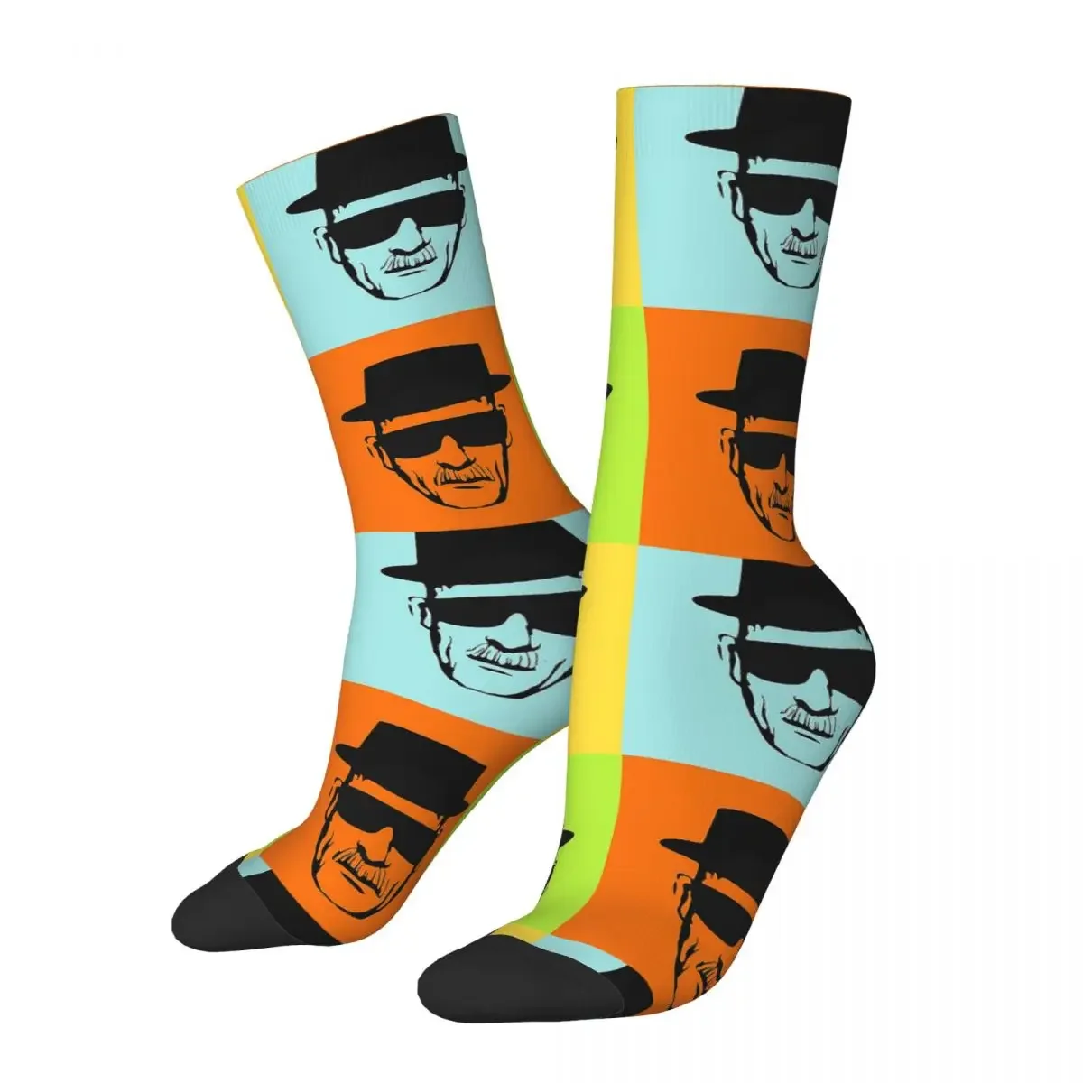 Heisenberg 4 Colours Socks Harajuku Sweat Absorbing Stockings All Season Long Socks Accessories for Man Woman's Christmas Gifts