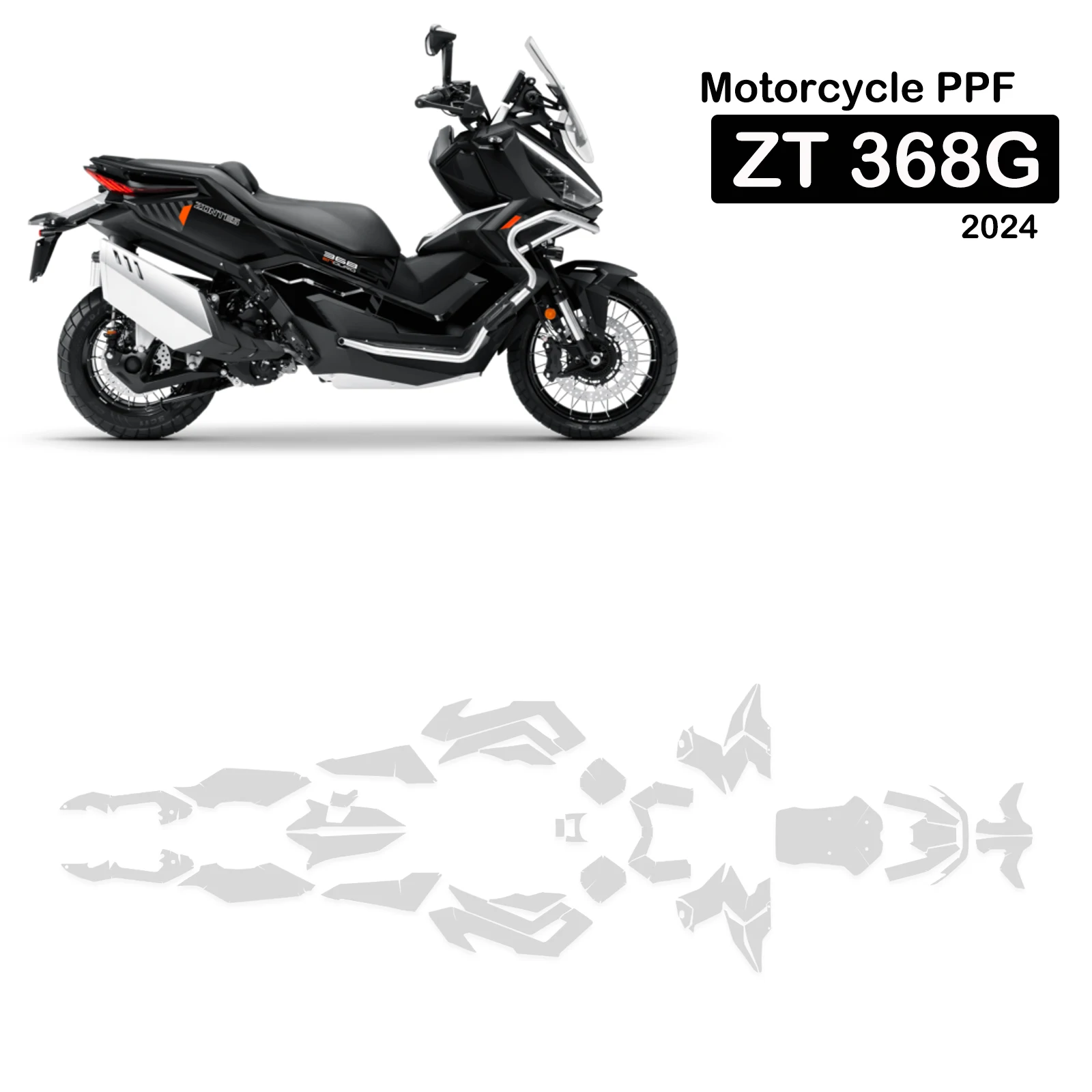 

Fits ZT 368G TPU For ZONTES 368G PPF Full Body Kit Paint Protection Film Motorcycle Cover Anti-Scratch High Gloss 2024