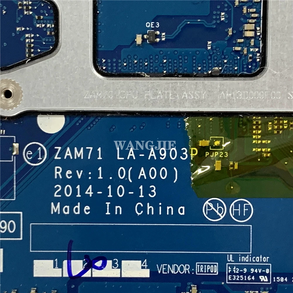 Imagem -06 - Placa-mãe para Laptop Remodelado para Dell E5450 5450 Cn017fg2 017fg2 17fg2 Sr23v I75600 2.60ghz 840m 2gb Zam71 La-a903p