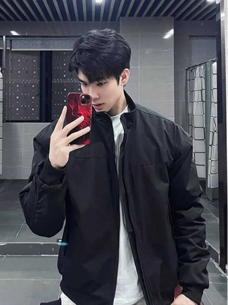 

Мужская весенняя куртка Bla GTAL Tee-Proof Flight Jaet в американском стиле, высококачественная, простая, немнущаяся, с длинными рукавами, на молнии.