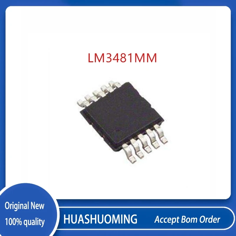 10Pcs/Lot LM3481MM LM3481MMX LM3481 SJPB MSOP-10