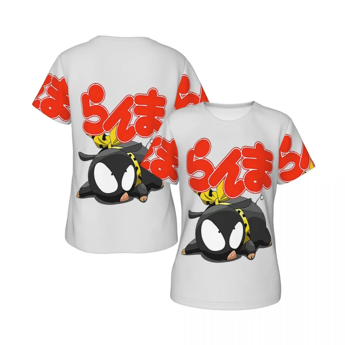 P Chan Ranma T-Shirt for Women Round Neck Streetwear T Shirts Women's Tees Short Summer Clothes Tops