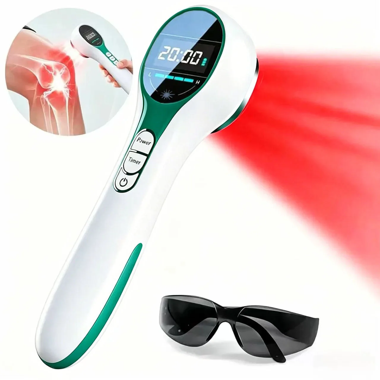 NEW 650nm 808nm Low Level Laser Red Light Therapy Device Cold Laser Arthritis Physical Therapy Equipment Pain Relief Health Care