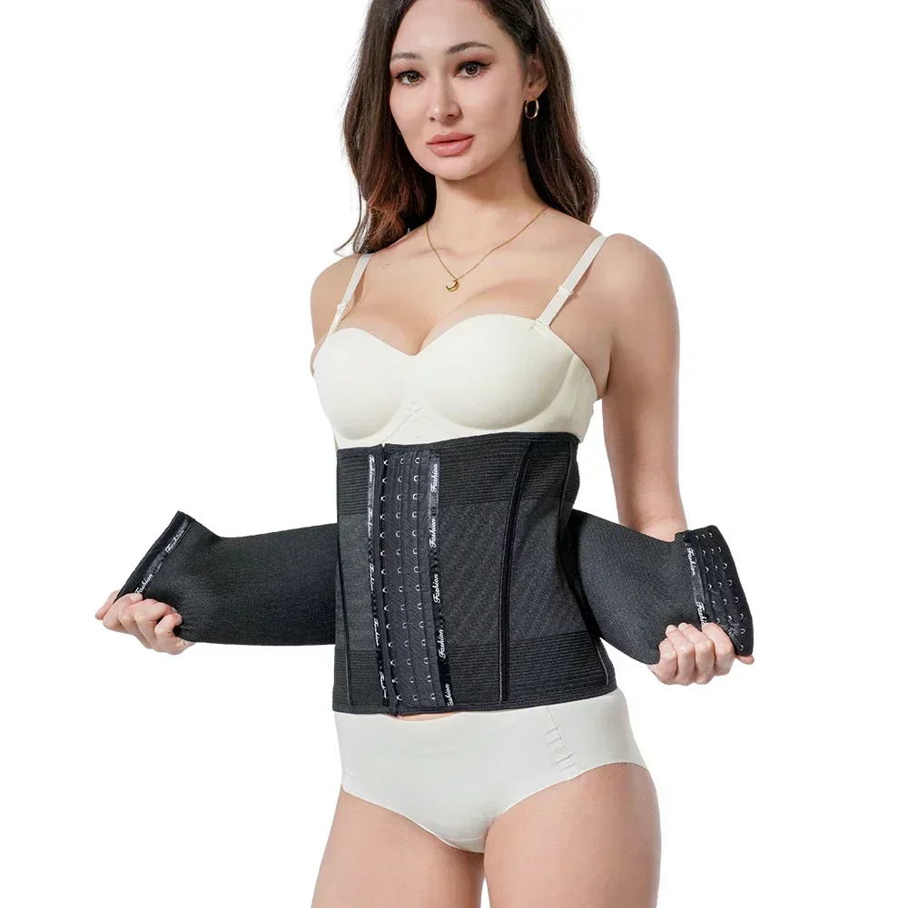 1PC Steel Bone Waist Trainer Womens Underbust Waist Cincher Corset Belly Slimming Belt Postpartum Girdles Hourglass Body Shaper