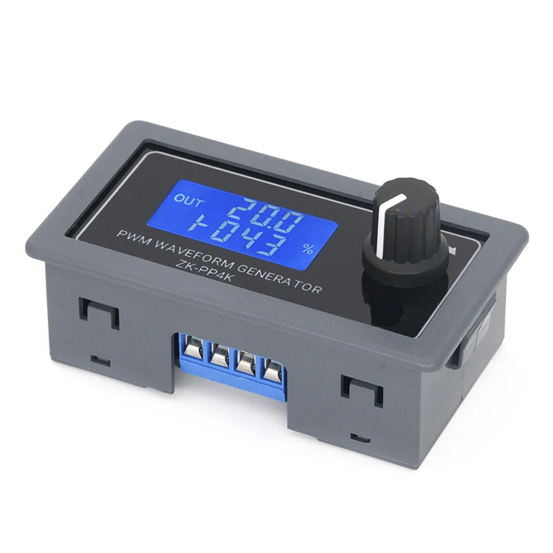 ZK-PP4K PWM pulse generator lighting LED motor speed control dimming controller slow start slow stop digital LCD