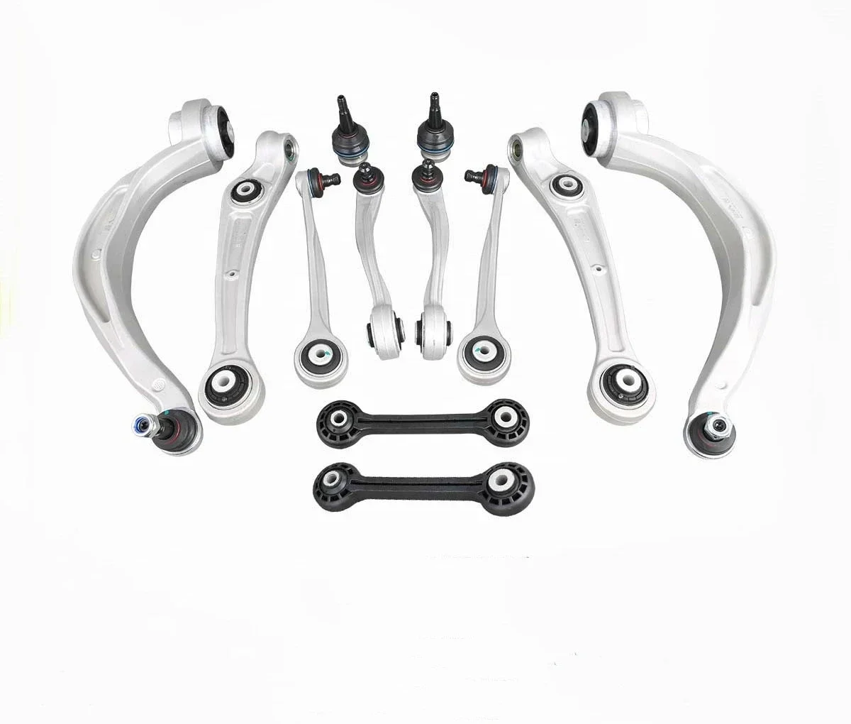 

Комплект передних и задних нижних верхних рычагов с шаровым шарниром, оригинальный комплект подвески 8K0407888 12 шт. для AUDI A4/S4 2009-