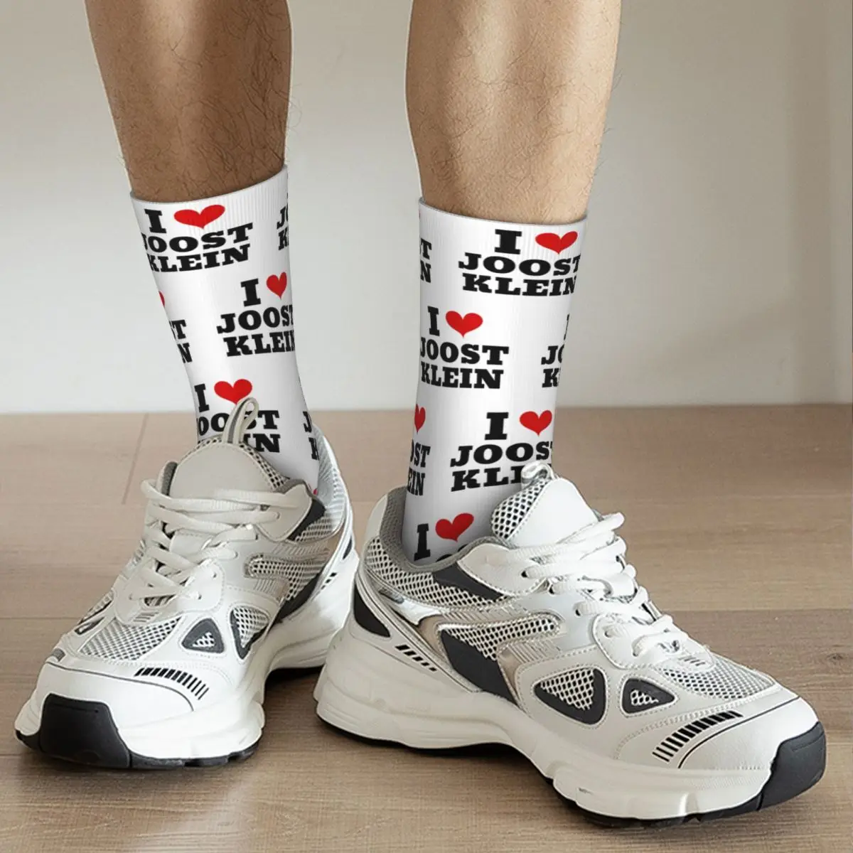 Happy Funny Unisex Socks I Love Joost Klein Eurovisions 2024 Accessories Cute Sport Dress Socks All Seasons